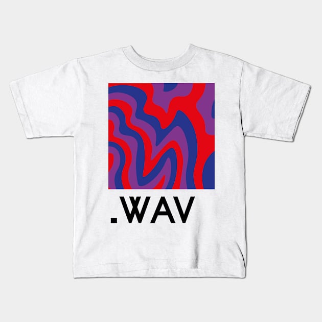 WAVY TEE Kids T-Shirt by Ayith